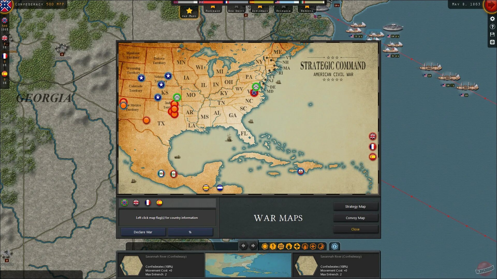 Игра Strategic Command. Игры про гражданскую войну в США.