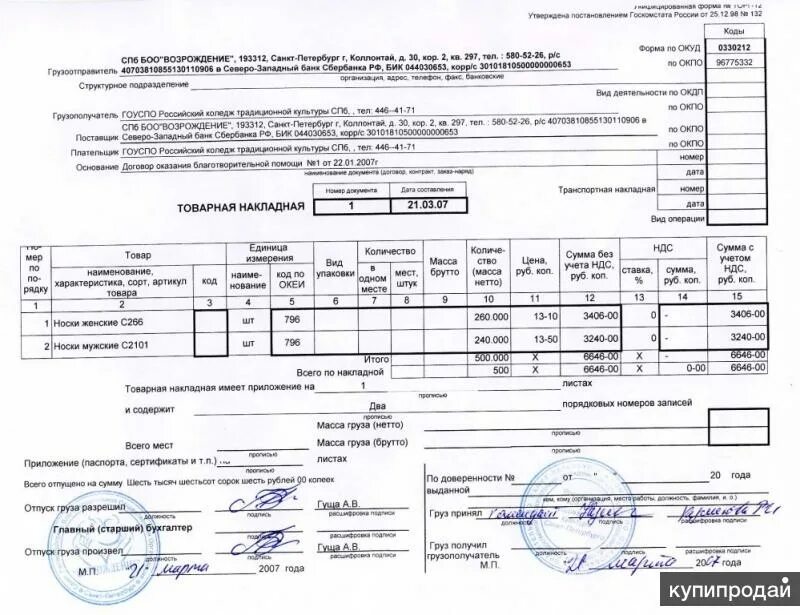 Товарная накладная 7722608251132. Товарная накладная скан. Товарная накладная торг-12 у ИП С подписью. Печать на накладной.