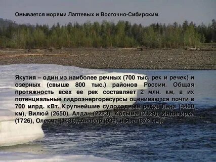 На севере восточная сибирь омывается морями