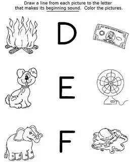 Буквы d e f