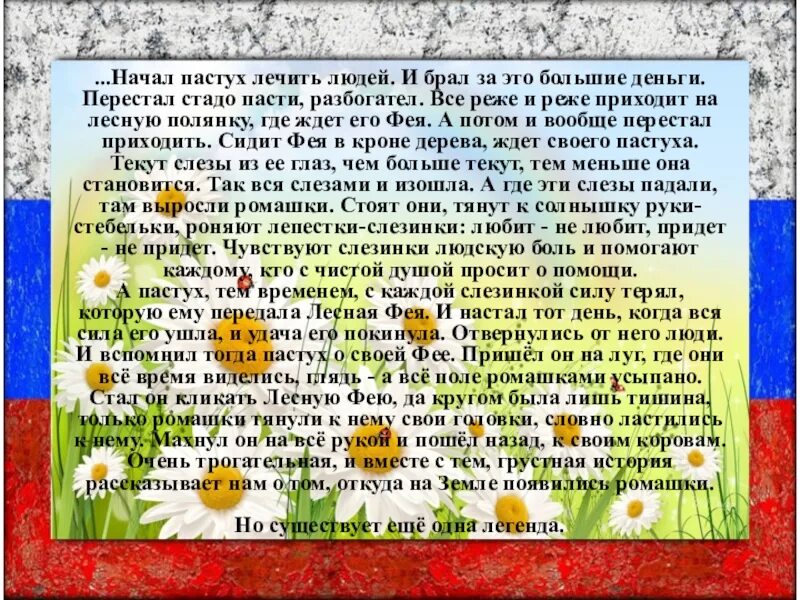 Ромашка неофициальный символ россии. Ромашка символ России. Неофициальные символы России Ромашка. Доклад Ромашка символ России. Ромашка символ России для дошкольников.