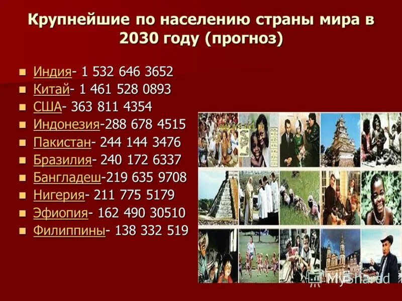 Численность населения география 8 класс кратко