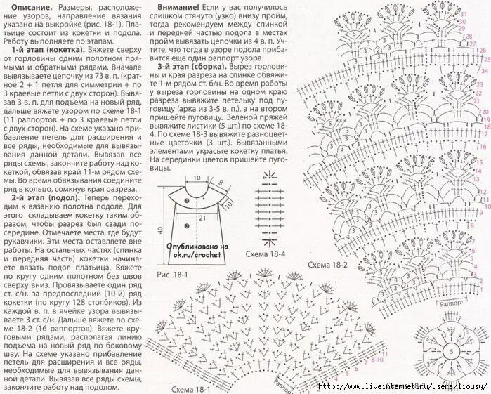 Паутинка.Много схем. - Схемы.Крючок. OK.RU Crochet jacket pattern, Crochet stitc