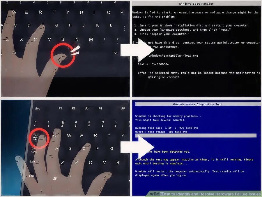 Has the issue been fixed. Ошибка "Hardware failure. Устранения неполадок «Hardware and devices».. Windows is checking for Memory problems. Insert your Windows installation Disc.