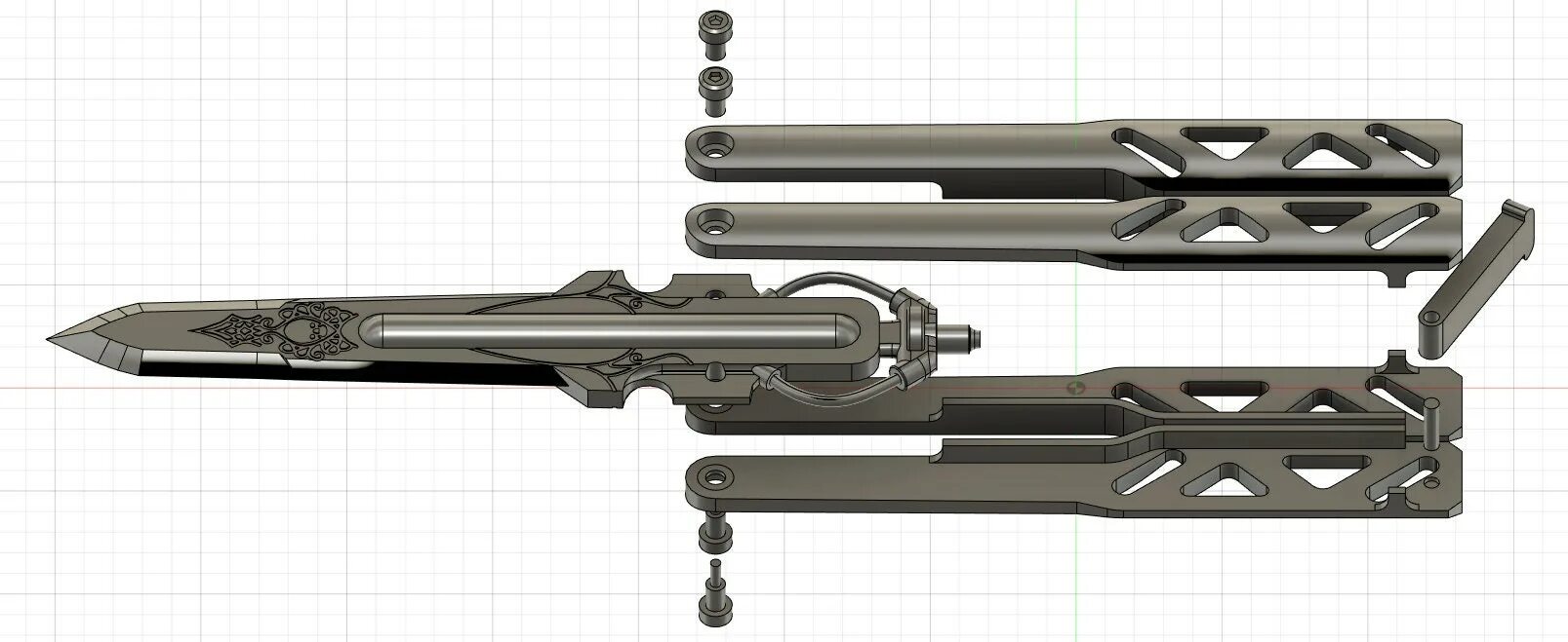 Apex file. Apex legends octane knife. apex legends octane нож. нож бабочка apex. нож stl.
