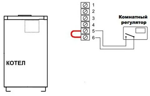 Комнатный термостат подключение к котлу