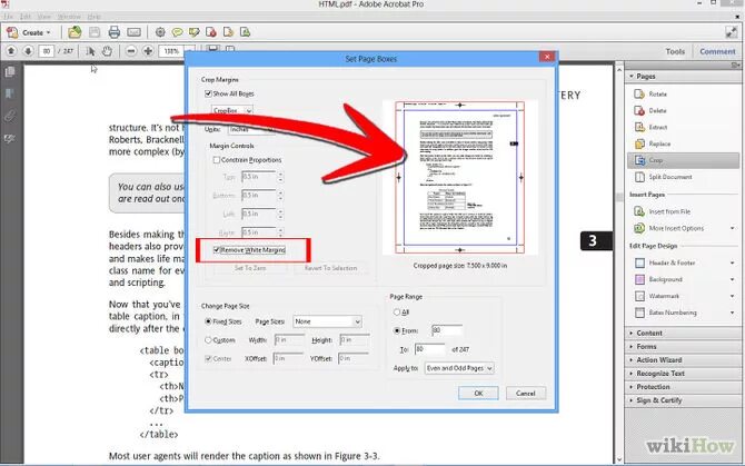 Обрезать pdf файл