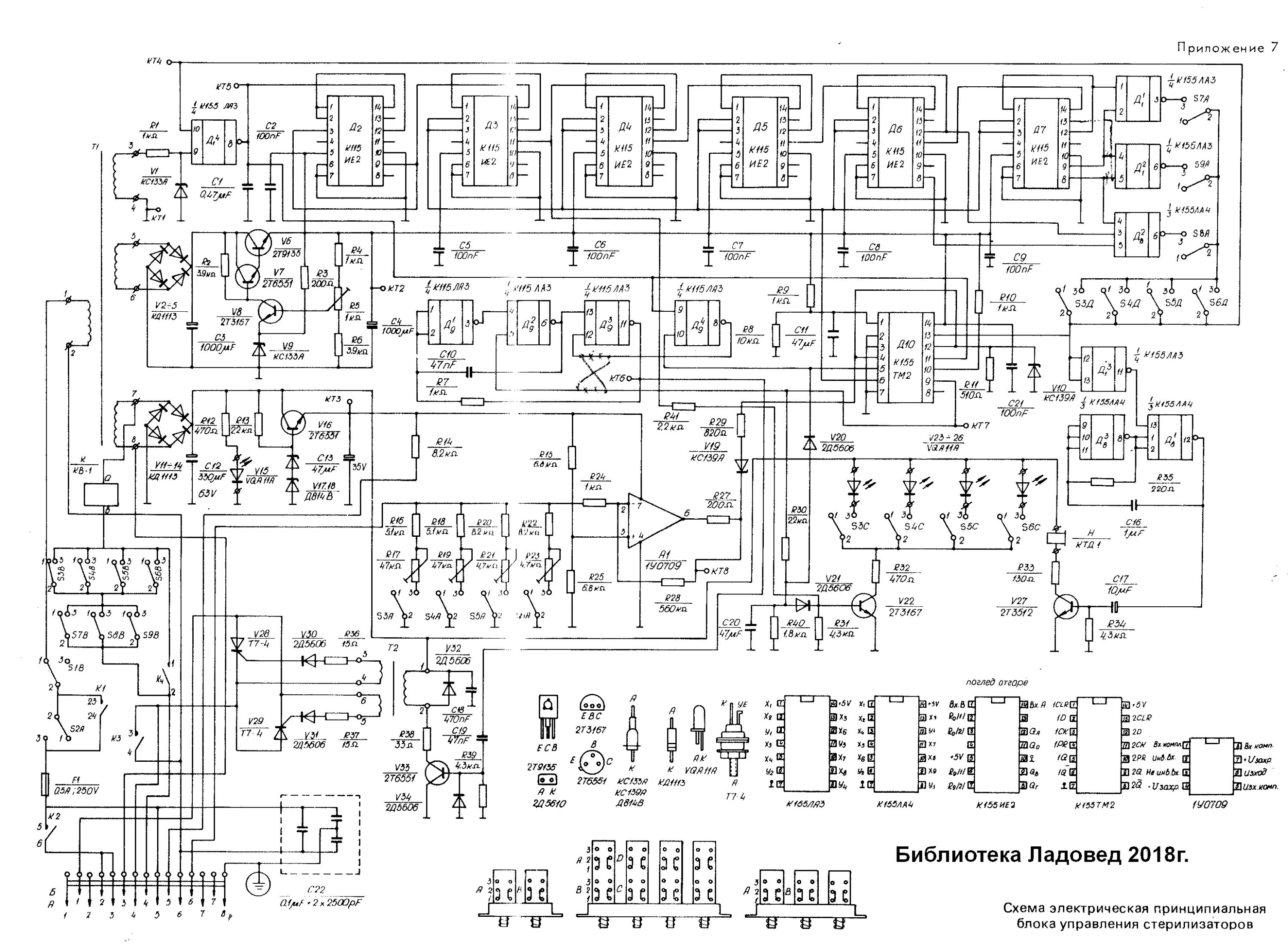 Схемы медицинских приборов
