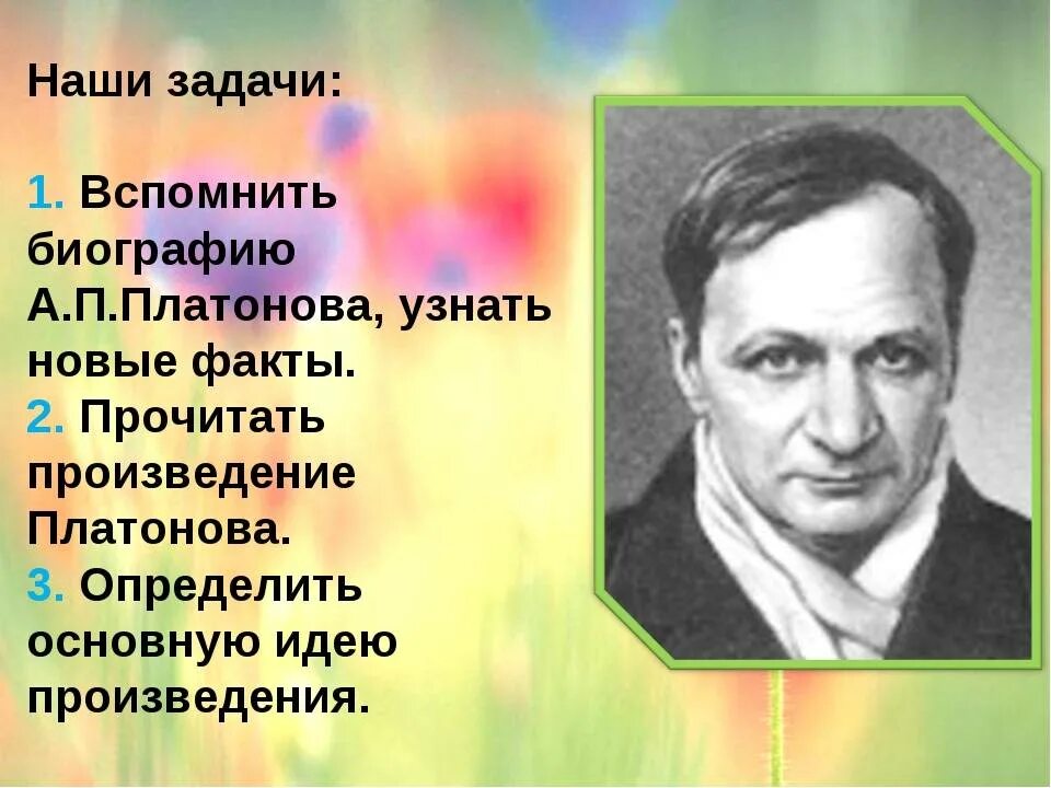 Платонов биография. Сообщение о Андрее Платоновиче Платонове.