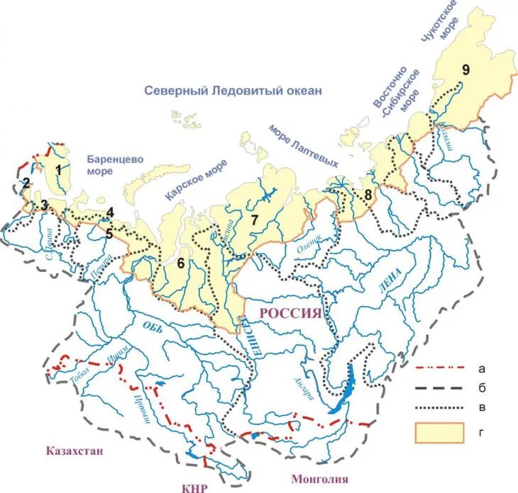 Реки бассейна Северного Ледовитого океана в России на карте. Реки впадающие в Северный Ледовитый океан в России на карте. Бассейн Северного Ледовитого океана на карте. Какие реки впадают в Северный Ледовитый океан в России на карте.
