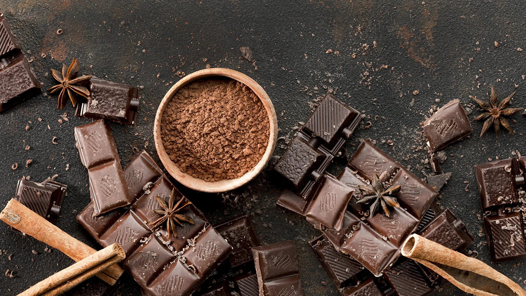 Шоколад обои. Всемирный день шоколада. Натуральный шоколад. Шоколад с корицей.