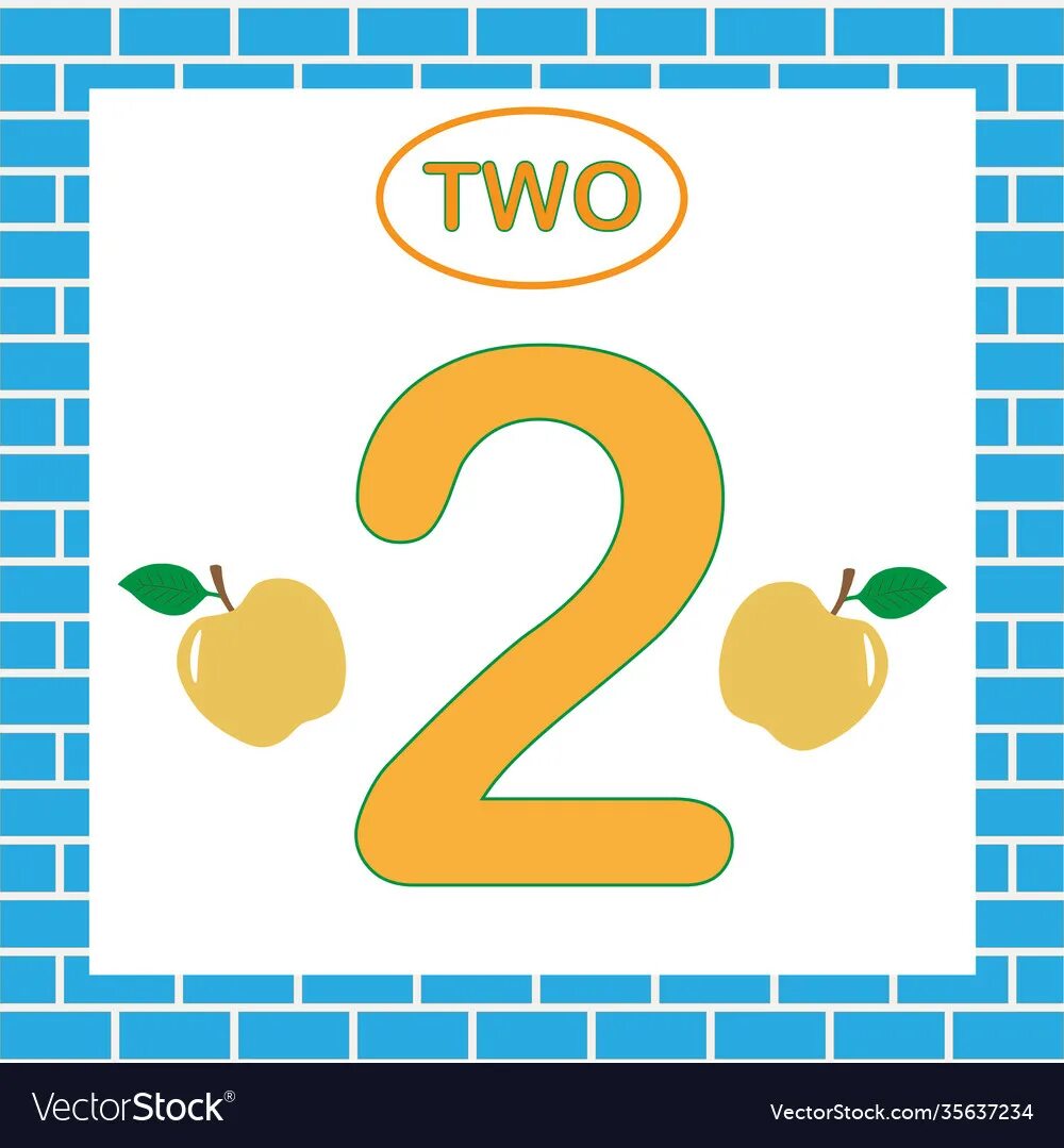 Its number two. Number two flash card. number 2. flashcard number two. two flashcard.