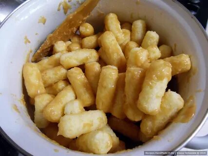 Кукурузные палочки со сгущенкой