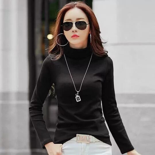Turtleneck plus necklace Turtle neck dress, Fashion, Dresses for work