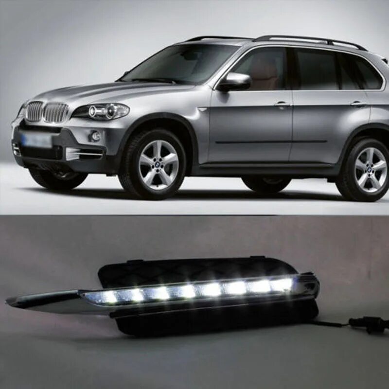 Дхо bmw. Ходовые огни БМВ х5. Ходовые огни BMW x5 e70. BMW x5 e70 дневные ходовые огни. BMW x5 e70 дорестайлинг.