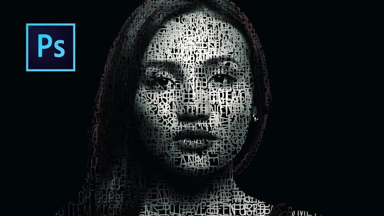 Text portrait. Типографика фото. typographic portrait photoshop. typographic portrait photoshop create. how to create a text portrait effect in photoshop.