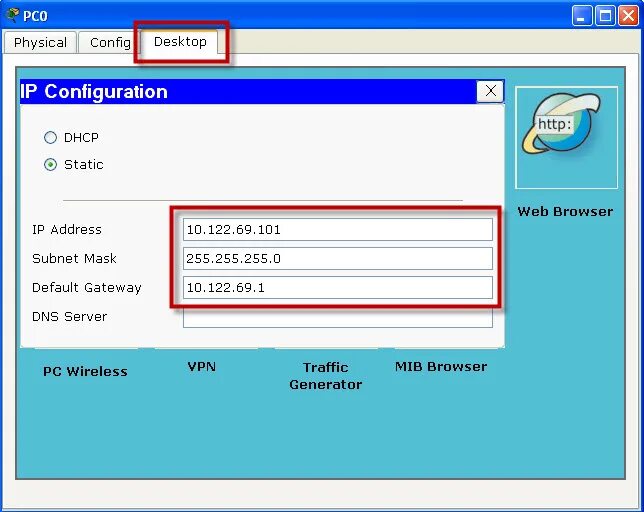 Ip configuration