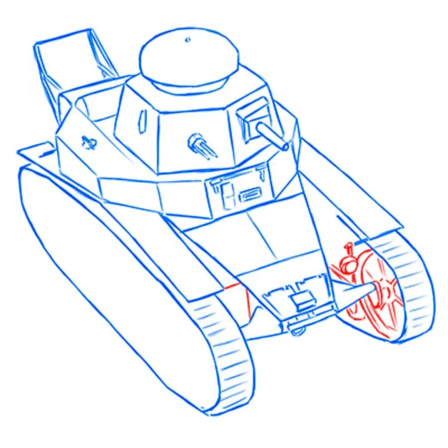 Блиц рисунок. МС-1 танк. Детский легкий танк МС 1 сбоку. Танк МС-1 чертежи. Как выглядит танк мс1 сбоку.