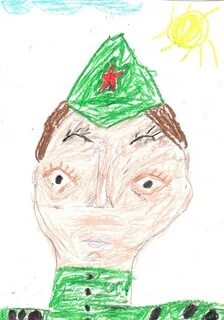 Рисунок солдату на новый