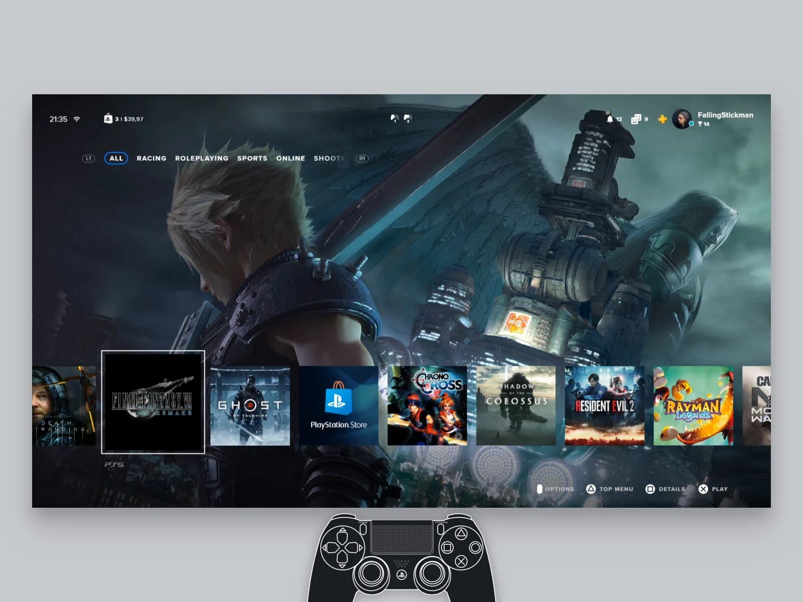 PLAYSTATION 5 UI. Интерфейс Sony PLAYSTATION 5. Интерфейс ps5. PS Store ps5. Пс стор 5