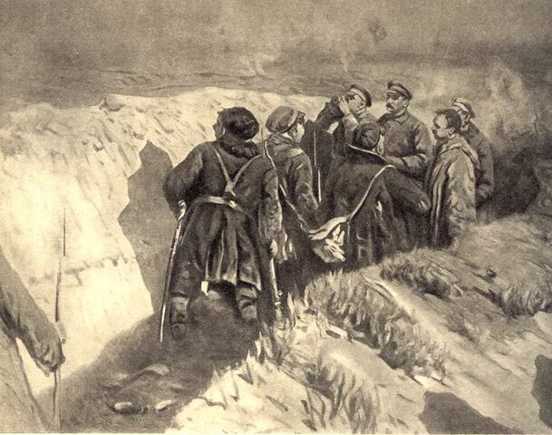 Взятие царицыно. Сталин и Ворошилов в окопах под Царицыном. Оборона Царицына 1918.
