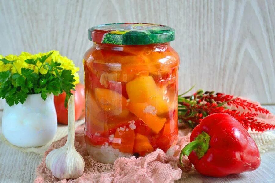 Рецепт вкусных маринованных перцев