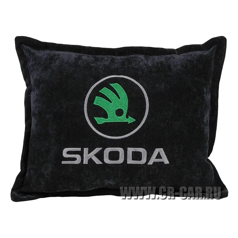 Автомобильная подушка Skoda. Подушка для автомобиля Skoda. Подушка логотип. Подушка шкода купить