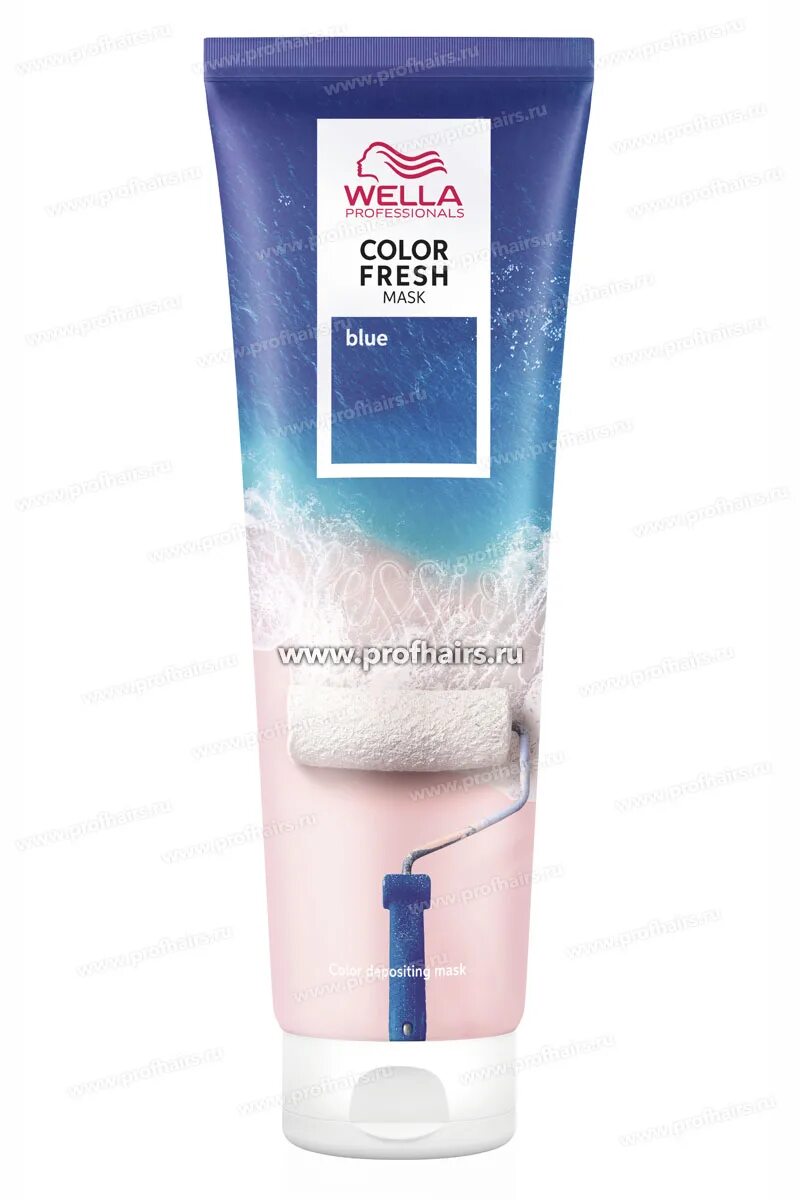 Оттеночная кремовая маска Color Fresh. Велла оттеночная маска Color Fresh. Wella professionals Color Fresh Mask Blue - оттеночная маска синий 150 мл. Wella color fresh маска