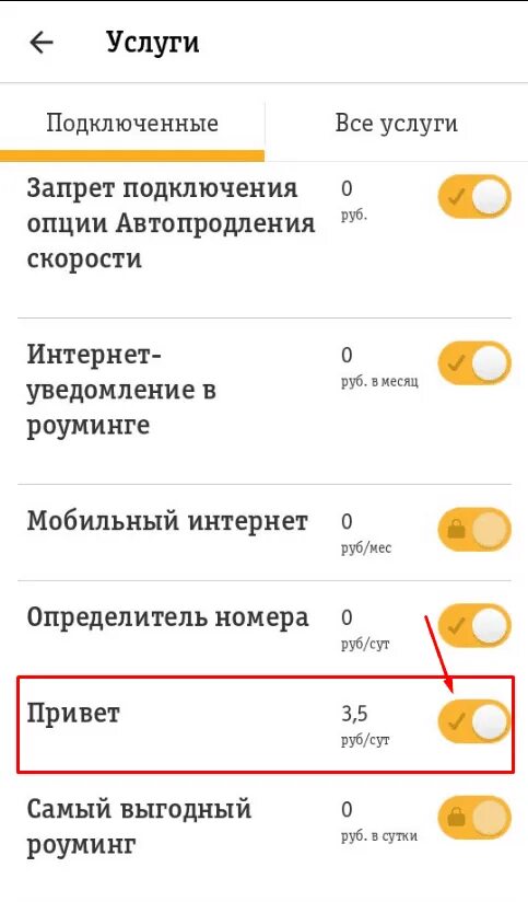 Билайн как отключить автоплатеж в личном кабинете. Отключить услугу. Подключенные услуги. Отключить услугу привет на билайне. Билайн как отключить услугу гудок.