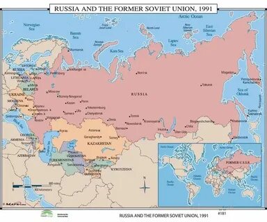 Карта 1991 года