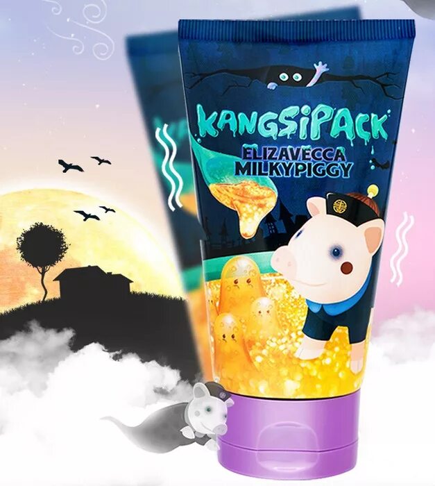 Elizavecca piggy mask. Маска для лица золото kangsi pack, 120 мл. kangsipack milky piggy 120ml маска с экстрактом золота kangsipack milky piggy 120мл. маска для лица (золото) elizavecca milky piggy kangsi pack mask 120ml (elizavecca). [elizavecca] маска для лица золото kangsi pack, 120 мл.