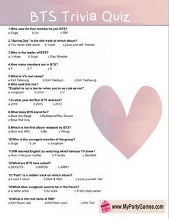 Bts quizzes