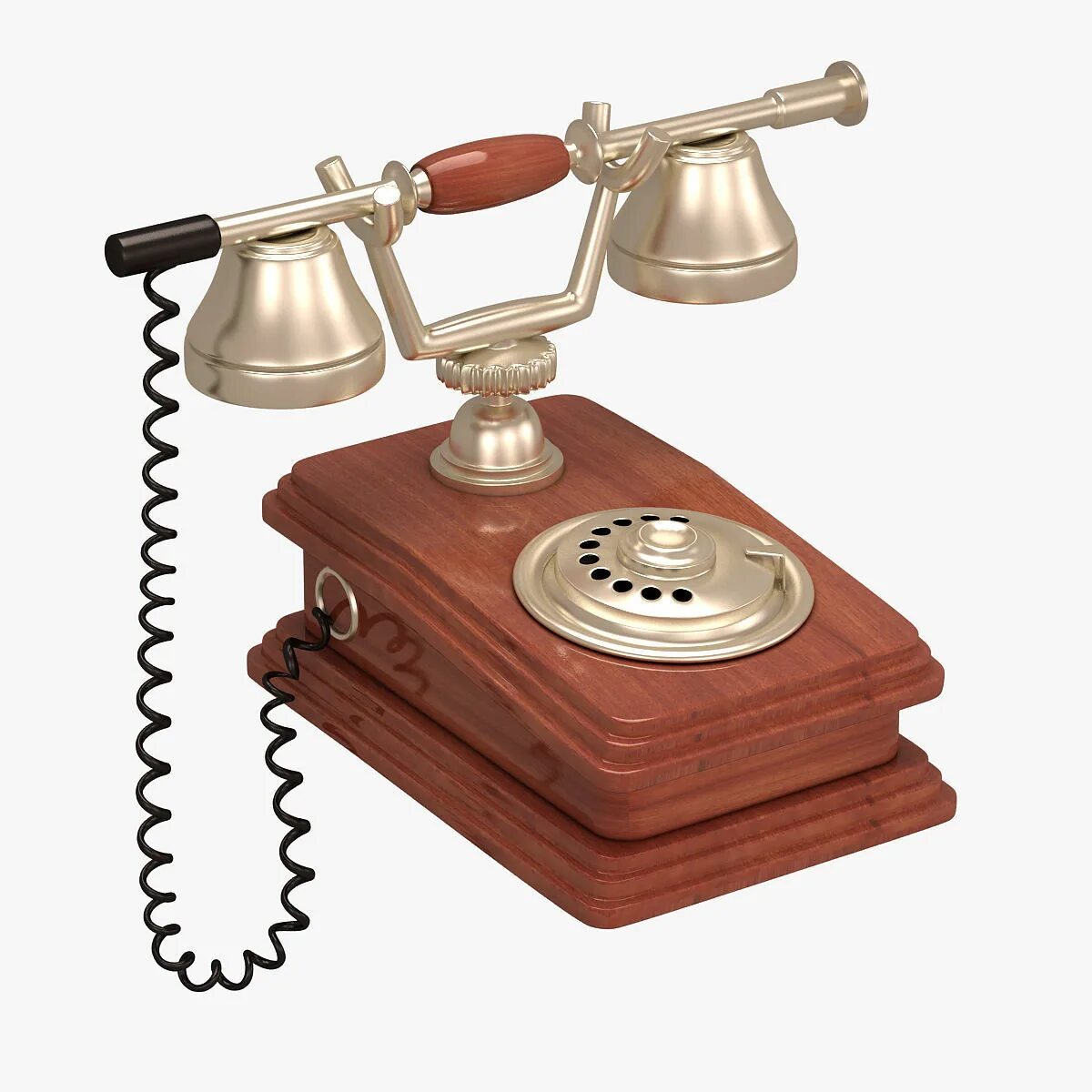 Телефон 3 класс читать. Старинный телефон. Древний телефон. Модель старинного телефона. Телефон 3d.