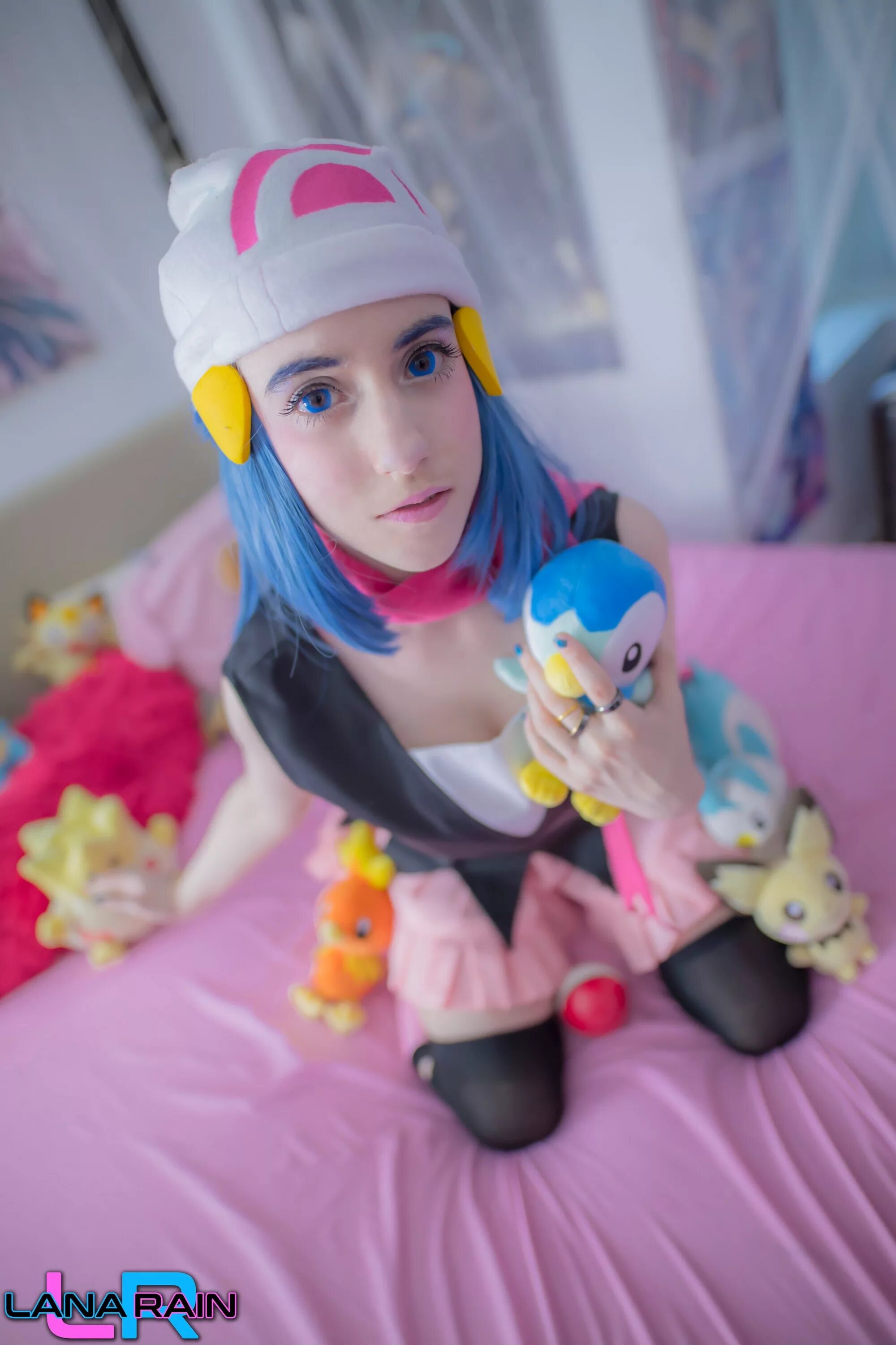 Покемон Доун косплей. Pokemon Dawn косплей. Pokemon - Dawn Lana Rain. Lana rain cosplaying