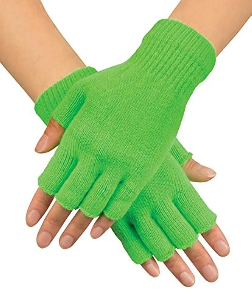 Перчатки зеленые. Зелёные перчатки без пальцев. Салатовые перчатки без пальцев. Перчатки рабочие без пальцев.