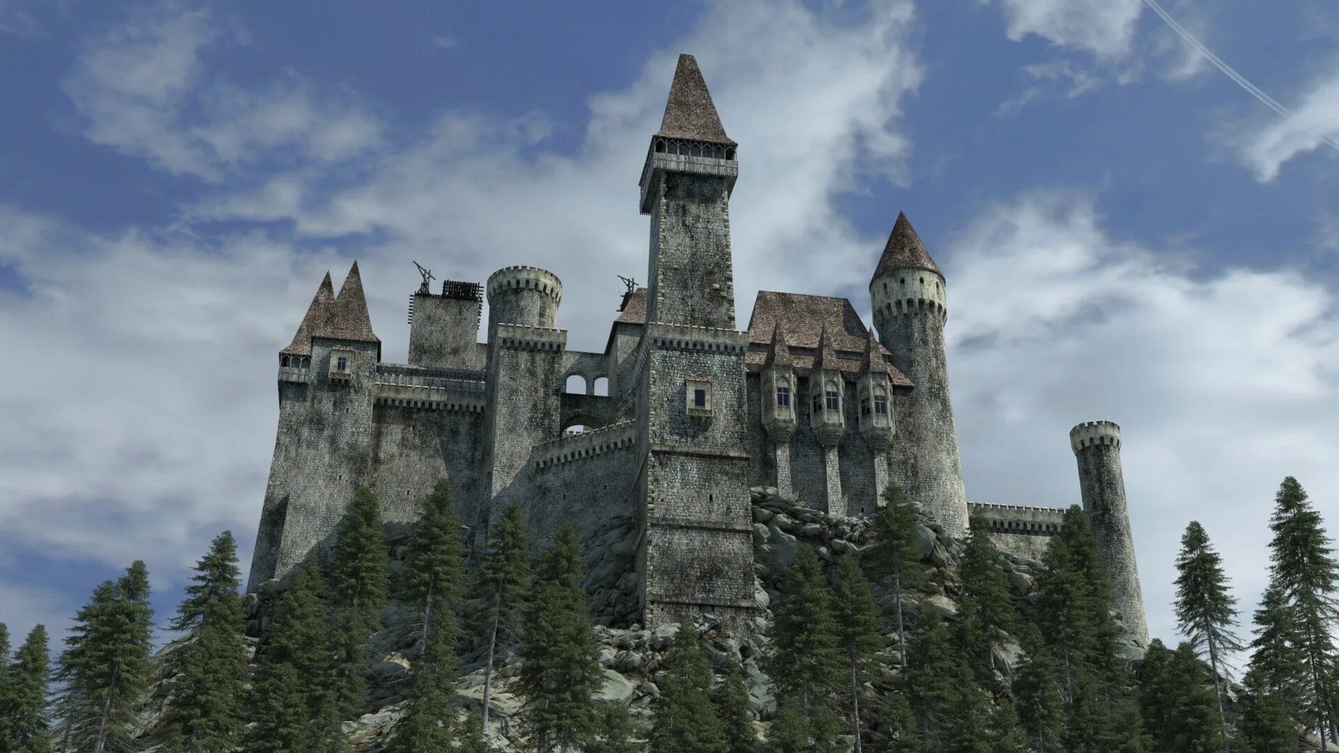 Замок 3 д. Medieval Castle 3d. Medieval Castle замок. Средневековый замок 3в модель.