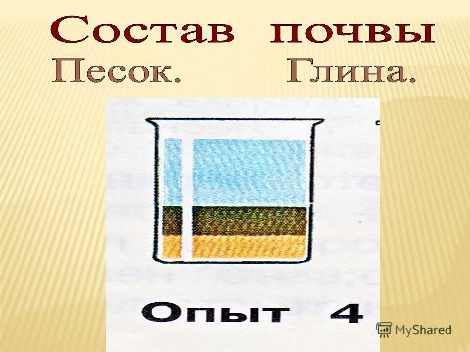практическая работа исследование состава почвы 3 класс