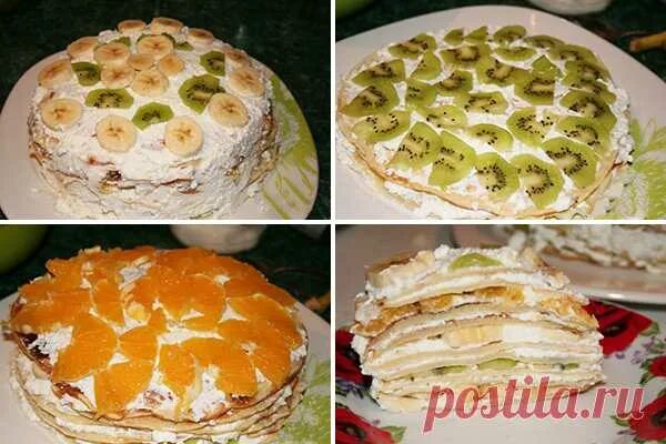 Торт из коржей со сгущенкой и бананами. Торт из готовых коржей со сгущенкой. Торт из сметаны. Рецепт торт из коржей со сметаной. Торт из бисквитных коржей со сметанным кремом.