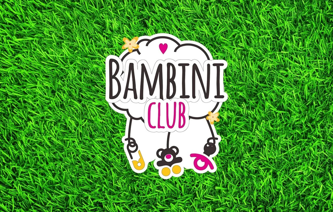 Вакансия детский клуб. Бамбини клаб логотип. Bambini Club детский сад. Bambini детский сад логотип. Логотипы детских клубов.