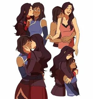 diana on Instagram: "korrasami kisses 😘 😘 💕 #korrasami #korra #asam...