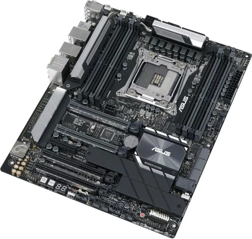 Материнская плата с памятью ddr4. Asus ws x299 pro. материнская плата asus ws x299 prose. материнские платы asus ddr4. asus ws c422 prose.