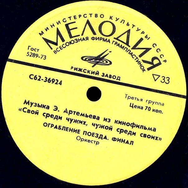 Пластинка Артемьева. Свой среди своих музыка композитор
