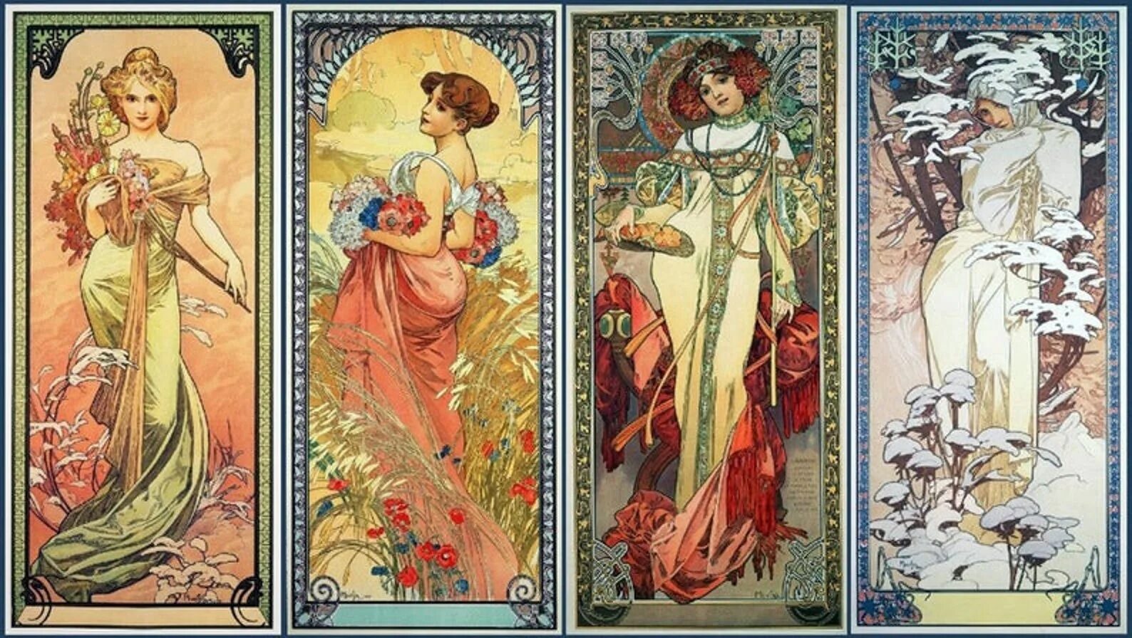 Направление искусства модерн. Альфонс муха жисмонда. модерн альфонс муха. альфонс муха времена года. альфонс муха лето.