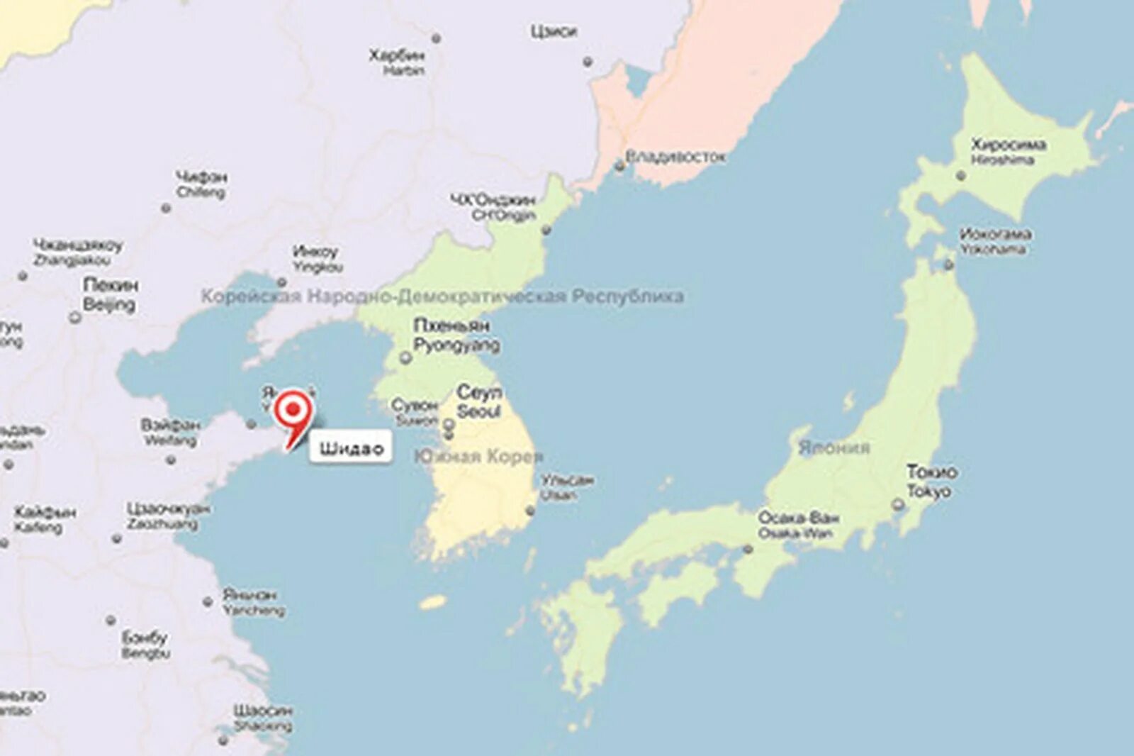 Владивосток граница с Японией. Шидао китайский порт на карте. Владивосток и Япония на карте.