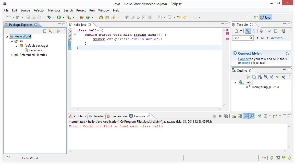 Main не работает. Hello World java. Хеллоу ворлд на java. Эклипс джава. Main java.