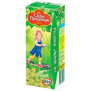 Сок яблоко виноград сады