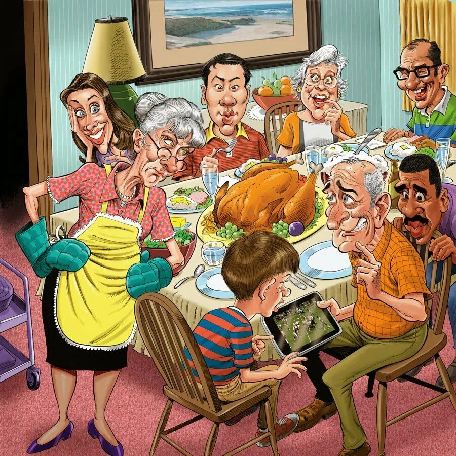 Застолье с друзьями. Как встретить гостей весело. Новогодняя вечеринка. Как встретить гостей весело. Семья за новогодним столом.