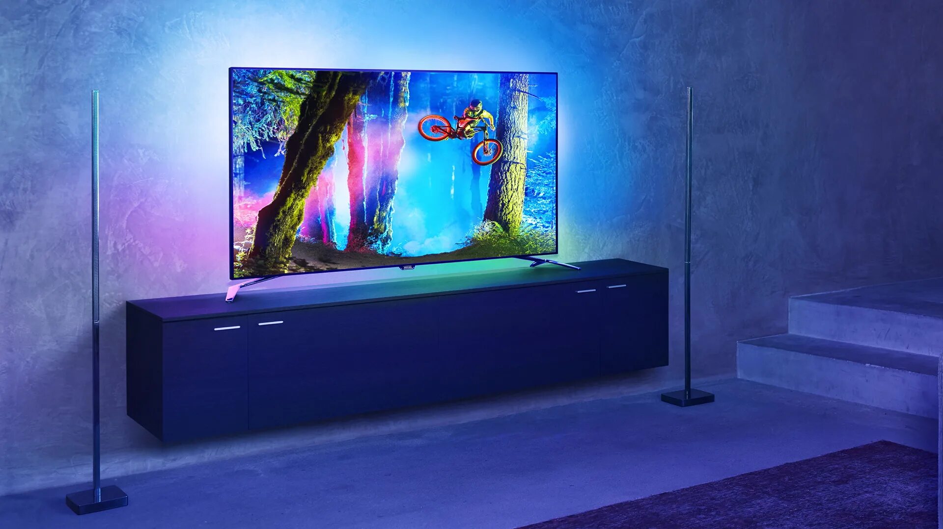 Philips 48oled708 12. Philips 65oled907. Телевизор будущего. Телевизор в будущем. Стенд для телевизора.