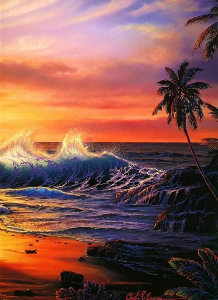 Картины моря и океана. Гавайский художник кристиан лассен. кристиан риес лассен пейзаж. christian riese lassen морские пейзажи. christian riese lassen картины.