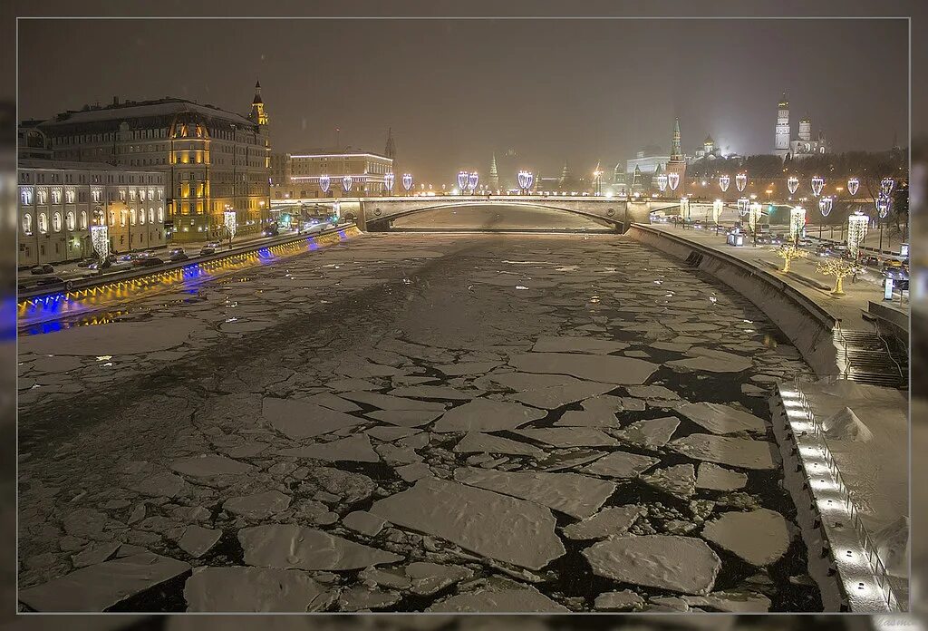 Ледоход в москве